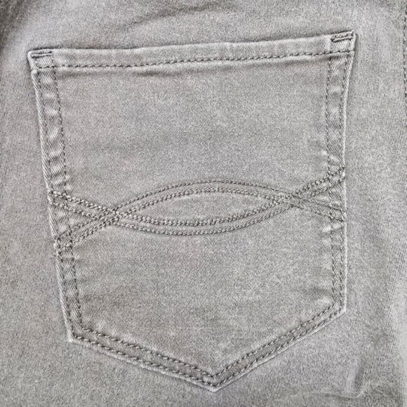 Abercrombie & Fitch Women's Neutral Jegging Jeans Grey Lightweight Denim Size 6 - Picture 6 of 13